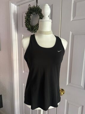 Nike Black Performance Scoop Neck Tank Top